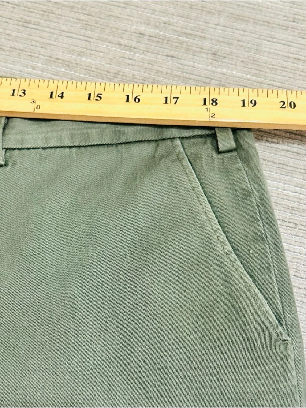 J. Crew Men's Bowery‎ Stretch Slim Fit Chino Pants Navy Green Size W38 L32